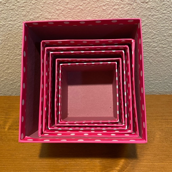 Flamingo Decorative Storage Nesting Boxes Set Of 6, Flamingo Storage Boxes - Picture 10 of 11